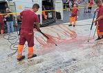 Trinità dei Monti: due squadre interventi speciali per rimuovere vernice dalla scalinata  