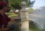 Villa Borghese: ripuliti busti, fontane e mura