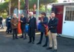 Inaugurato il nuovo centro di raccolta per i rifiuti ingombranti a Mostacciano