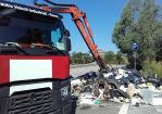 Rimosse circa 10 tonnellate di rifiuti abbandonati in XIII municipio