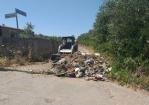 Rimosse 25 tonnellate di materiali ingombranti abbandonati in via Fontana Corvia 