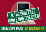 Domenica torna “Il tuo quartiere non è una discarica”; nei municipi pari la raccolta dei rifiuti ingombranti