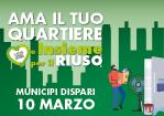 Rifiuti ingombranti: domenica 10 marzo torna la campagna “Ama il tuo quartiere”, 15 postazioni di raccolta nei municipi dispari 